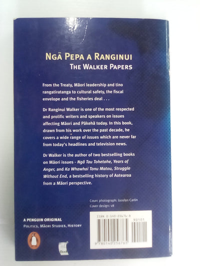 Nga Pepa a Ranginui (The Walker Papers) by Ranginui Walker