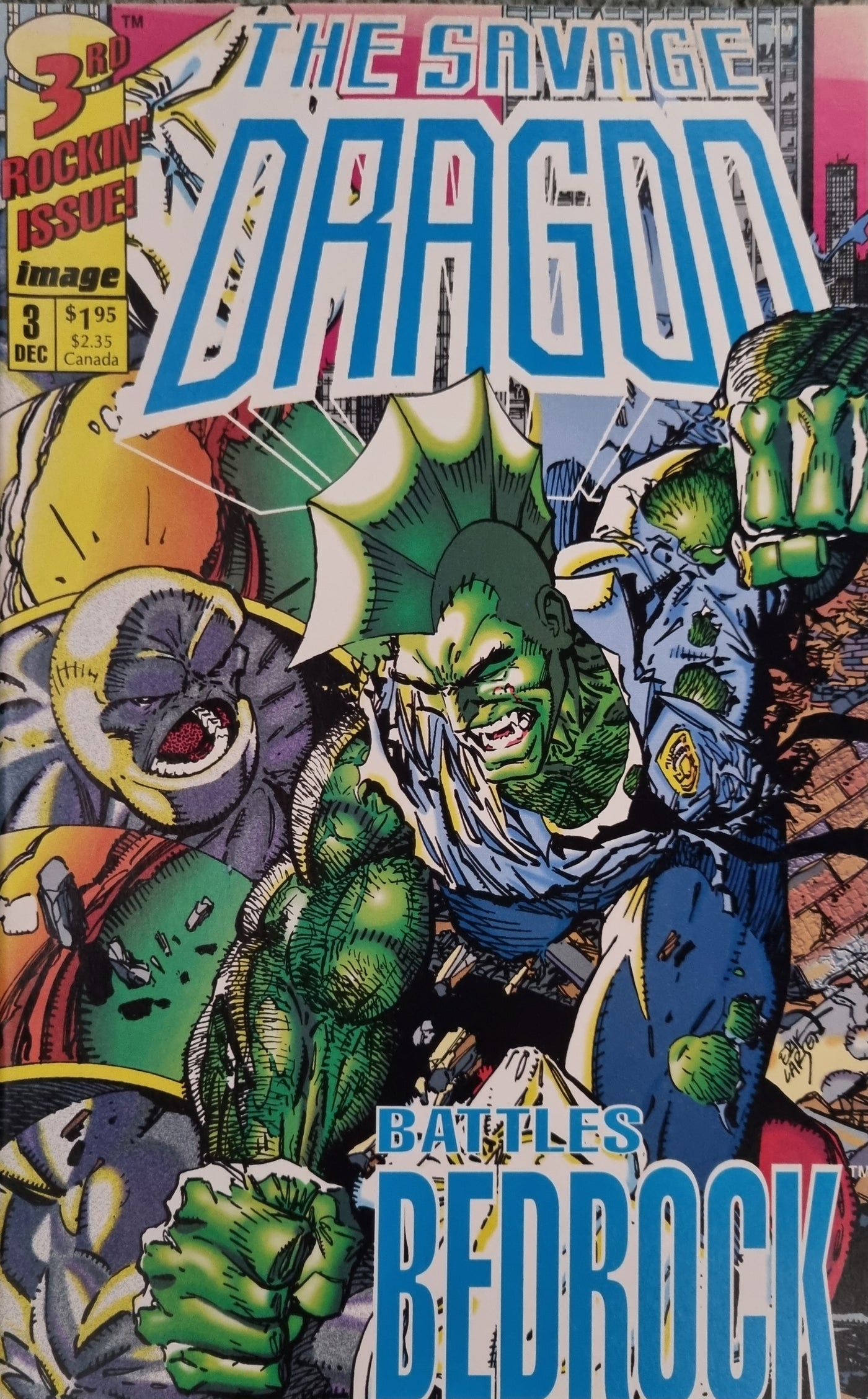 The Savage Dragon: Battles Bedrock #3