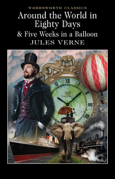 Around The World In 80 Days / Five Weeks In A Balloon by Jules Verne [NEW]