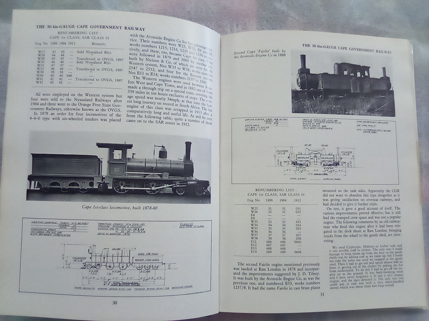 Steam Locomotives of the South African Railways - Volumes 1 & 2