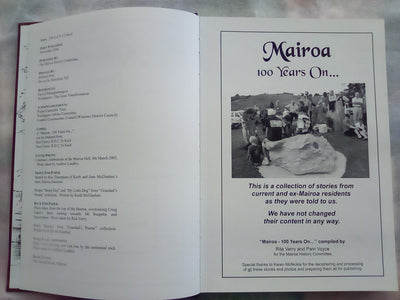 Mairoa - 100 Years on...