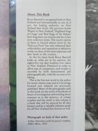 Great New Zealand Deer Heads Volume 1 (1986) by Bruce Banwell