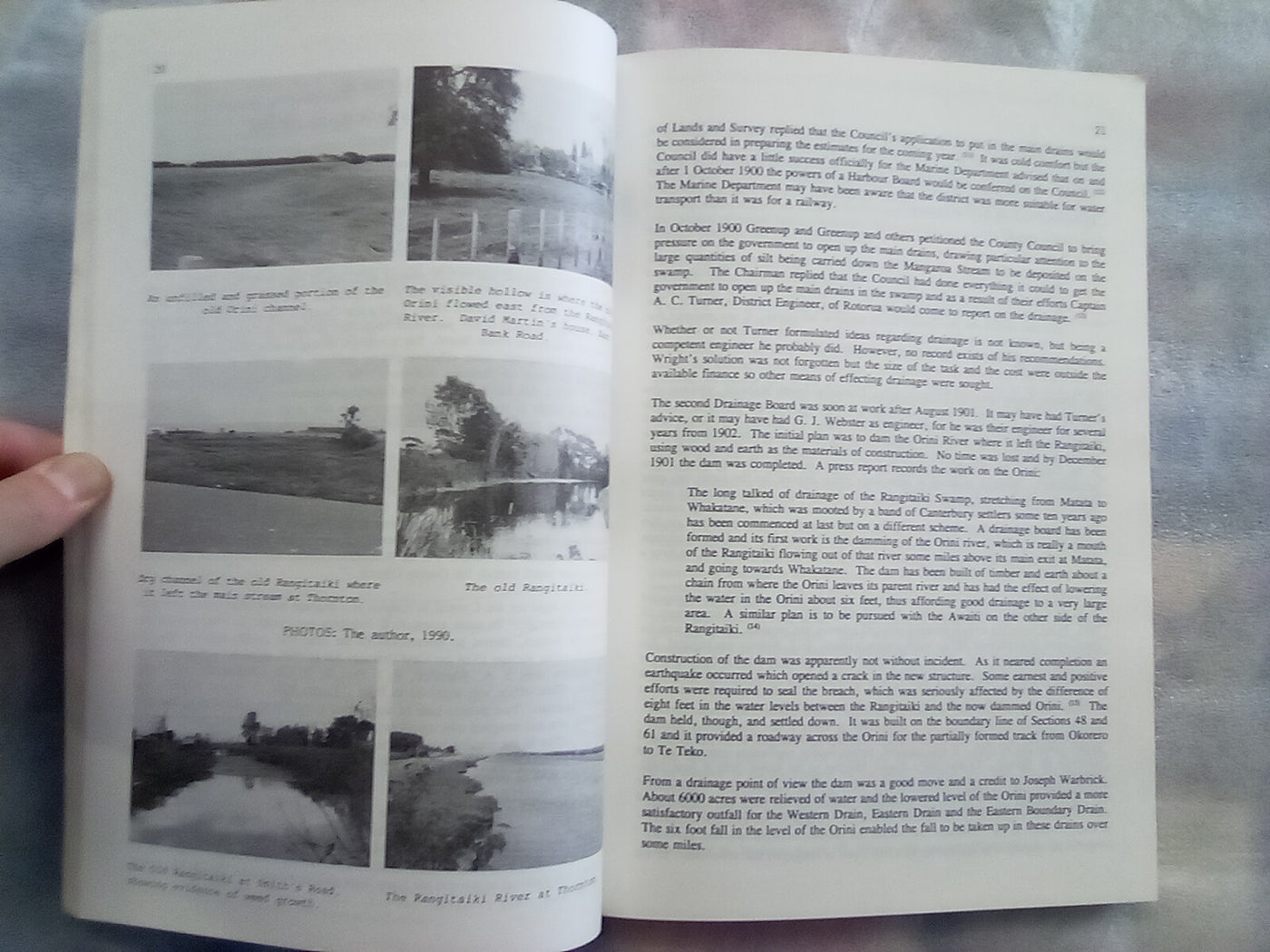 The Rangitaiki 1890-1990 - Settlement and Drainage by Walter H. Gibbons