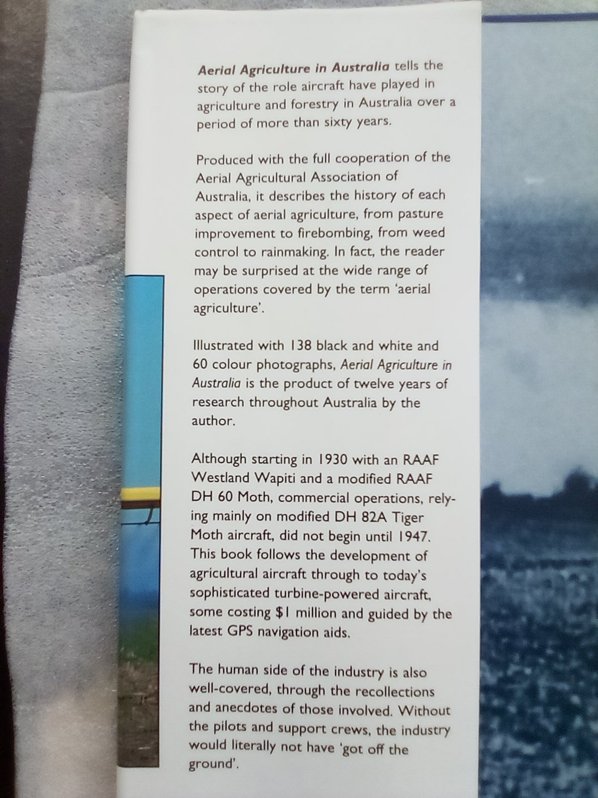 Aerial Agriculture In Australia - A History of the Use of Aircraft in Agriculture and Forestry