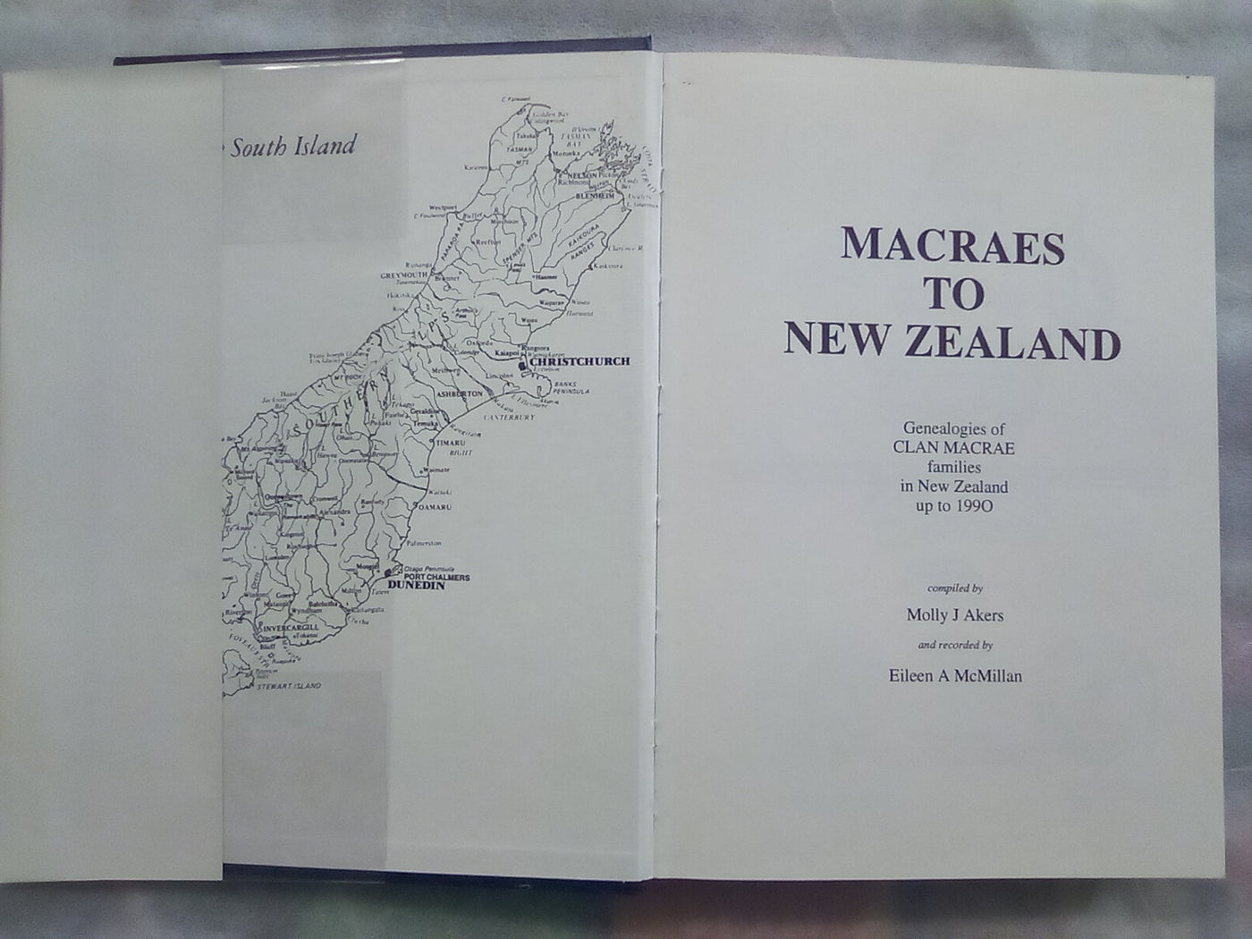 Macraes to New Zealand - Genealogies of Clan Macrae in New Zealand