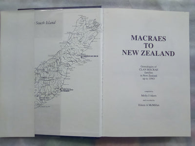 Macraes to New Zealand - Genealogies of Clan Macrae in New Zealand