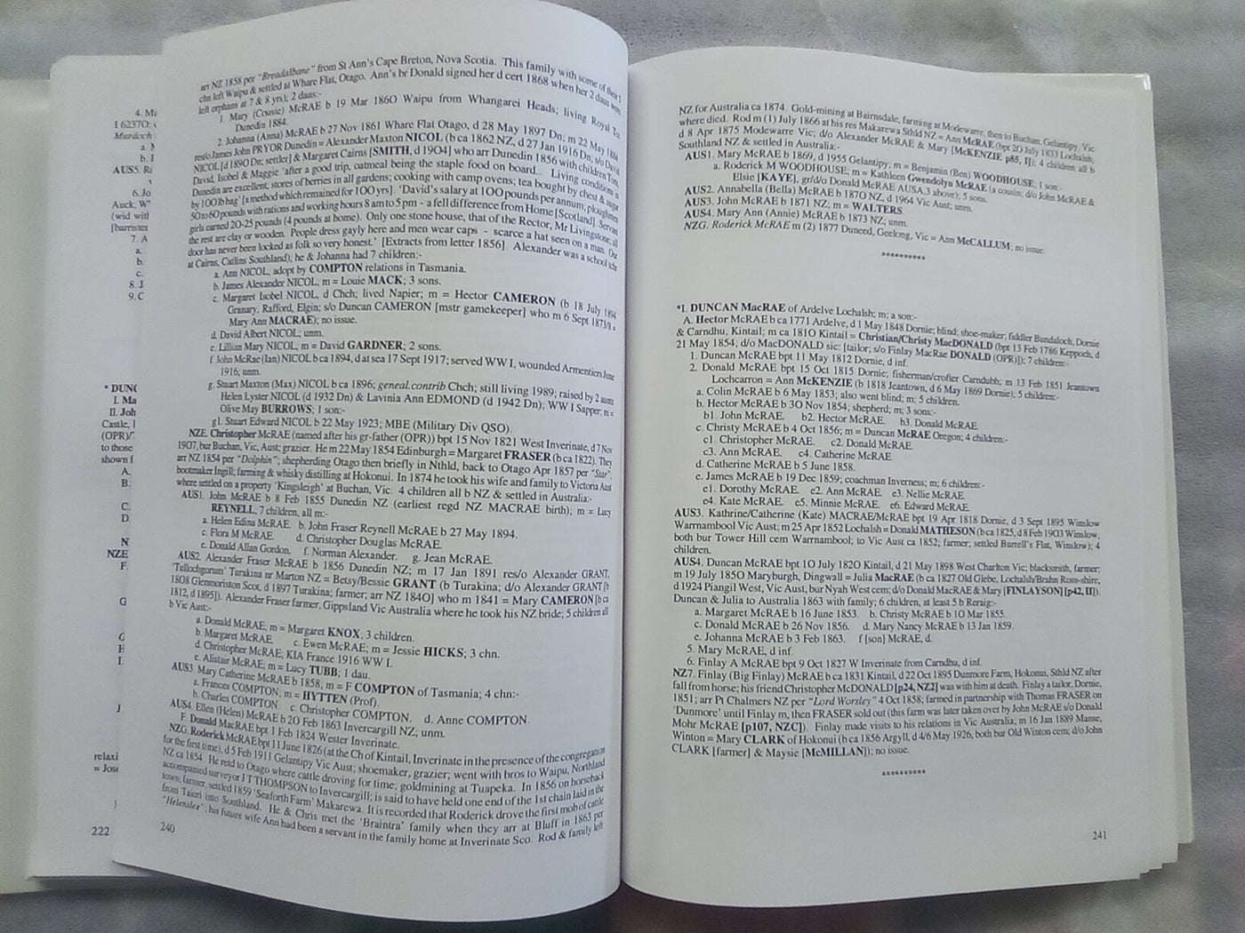 Macraes to New Zealand - Genealogies of Clan Macrae in New Zealand