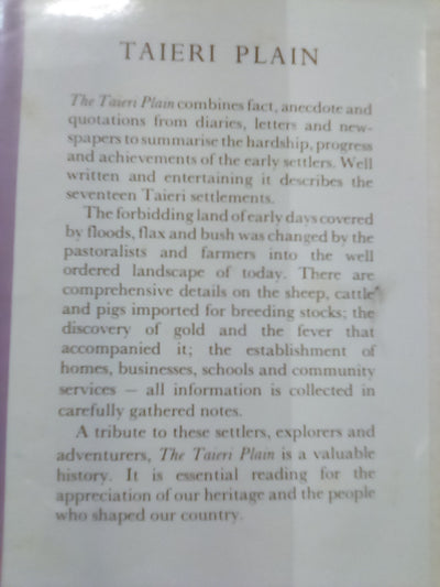The Taieri Plain - Tales of Years that are Gone