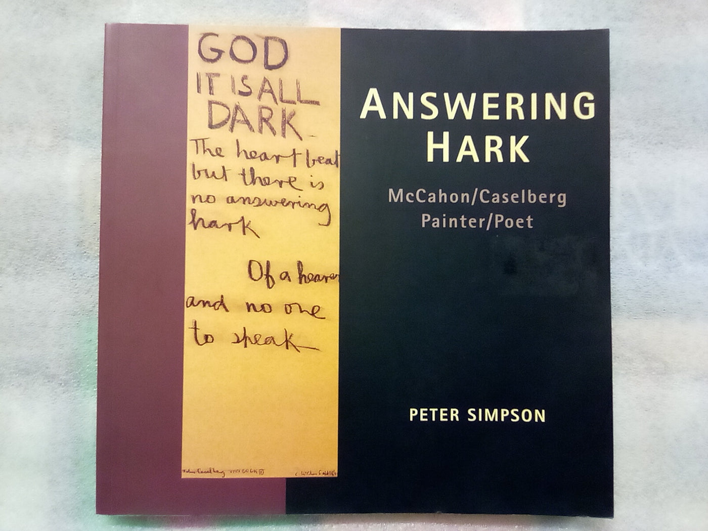 Answering Hark - McCahon/Caselberg Painter/Poet