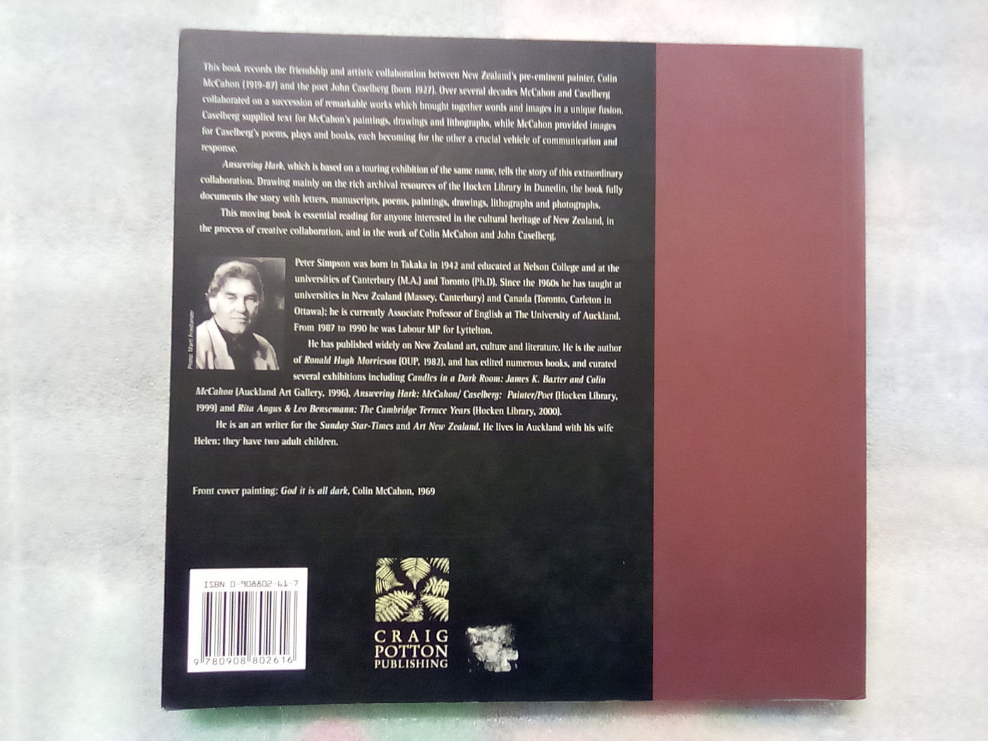 Answering Hark - McCahon/Caselberg Painter/Poet