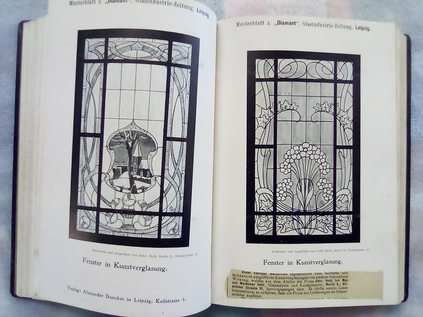 Glas-Mosaik (Catalogue of German Stained Glass)