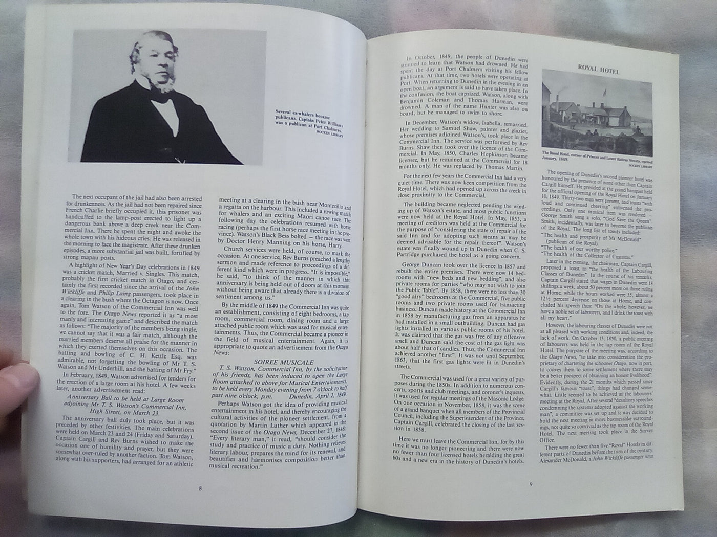 Pubs Galore - History of Dunedin Hotels 1848-1984