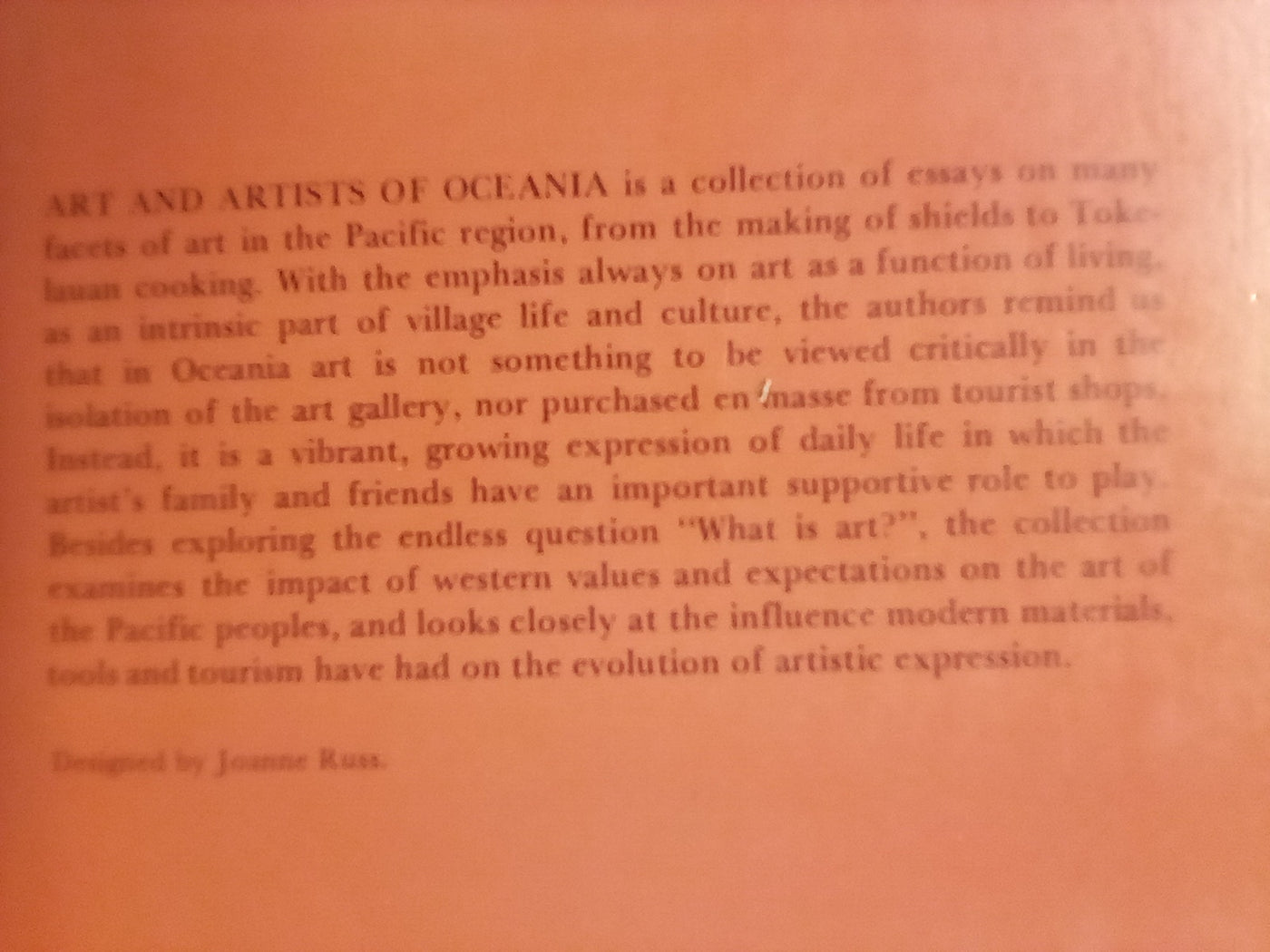 Art and Artists of Oceania