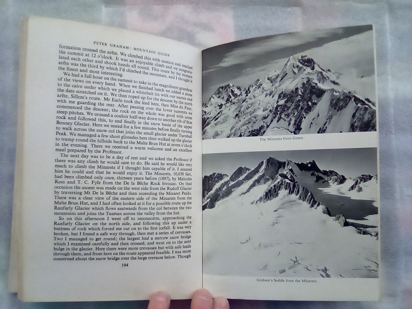 Peter Graham Mountain Guide - an Autobiography (1965 1st. Edition)