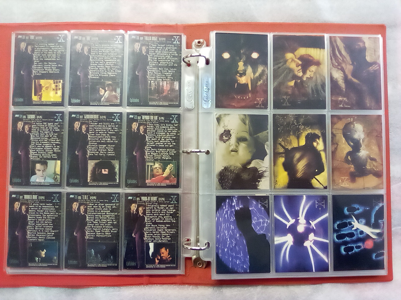 134 Topps X-Files Trading Cards (1996)