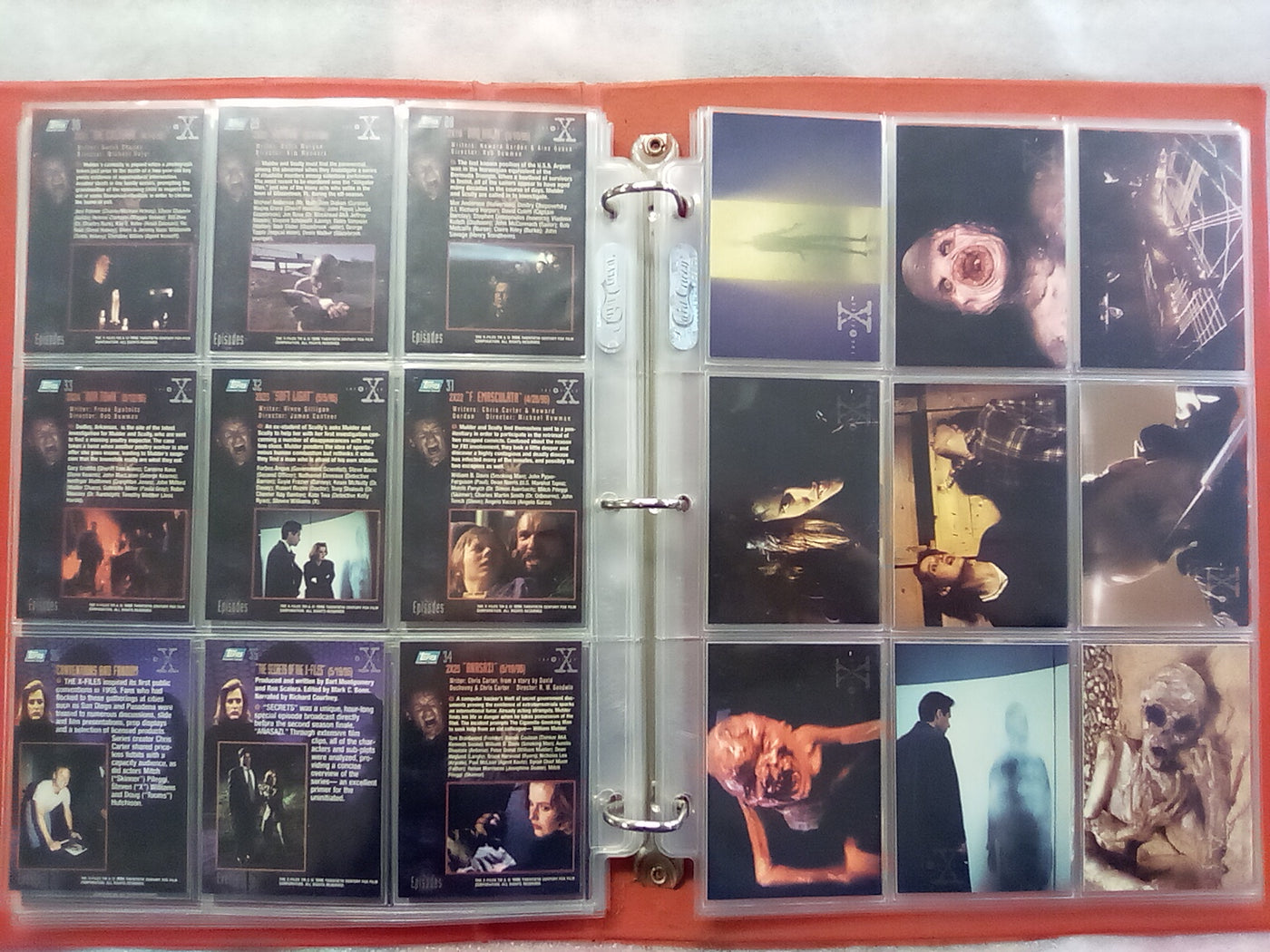 134 Topps X-Files Trading Cards (1996)