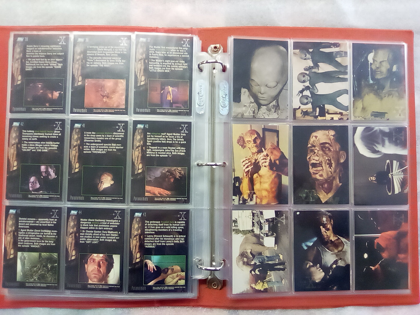 134 Topps X-Files Trading Cards (1996)