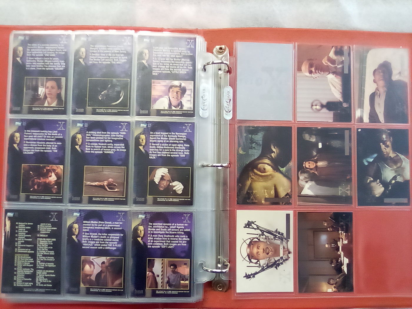 134 Topps X-Files Trading Cards (1996)