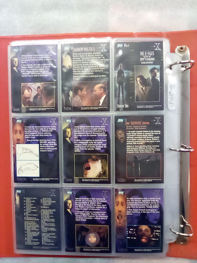134 Topps X-Files Trading Cards (1996)