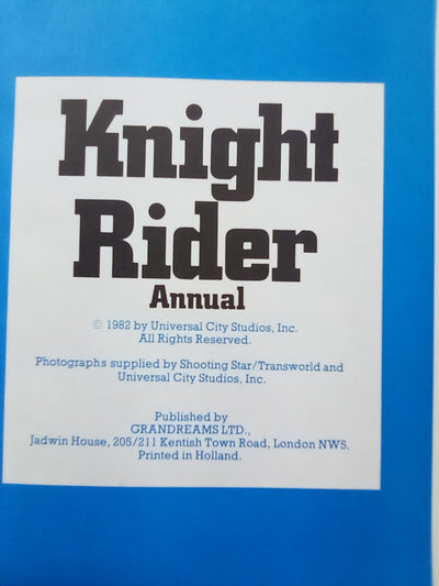 Knight Rider Annual 1982