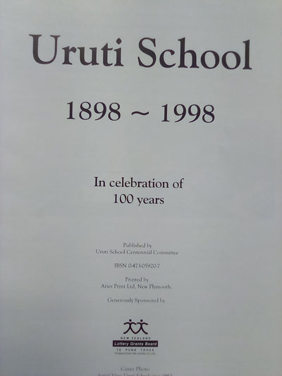 Uruti School 1898-1998