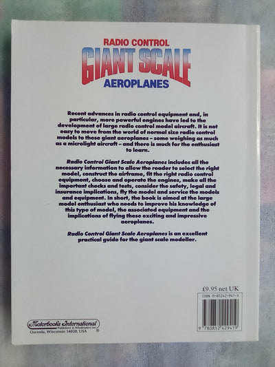 Radio Control Giant Scale Aeroplanes by David Boddington