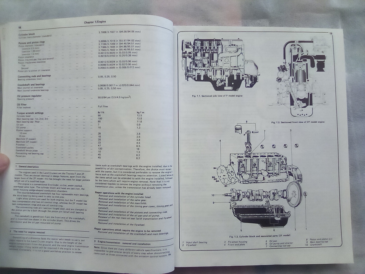 Toyota Land Cruiser Haynes Manual 1968-1982 FJ40,43,45,55 & 60