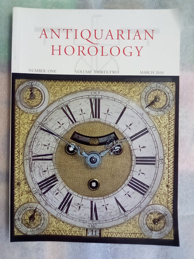 Antiquarian Horology Journal - 7 Issues from 2010-2011