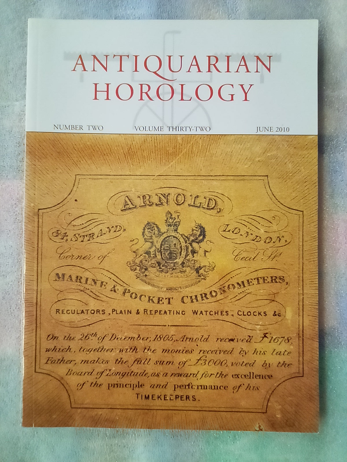 Antiquarian Horology Journal - 7 Issues from 2010-2011