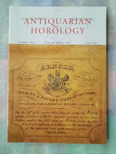 Antiquarian Horology Journal - 7 Issues from 2010-2011