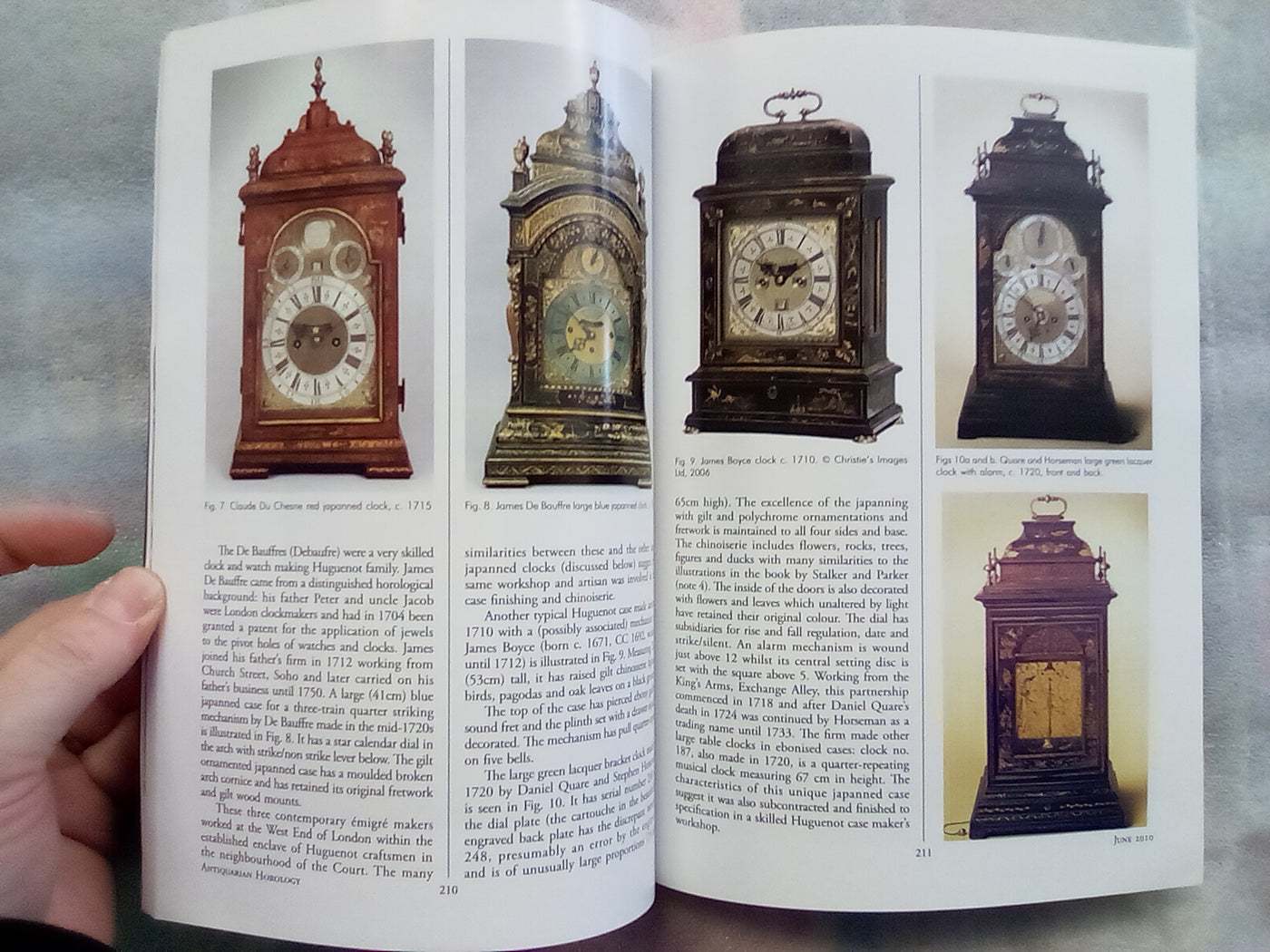 Antiquarian Horology Journal - 7 Issues from 2010-2011