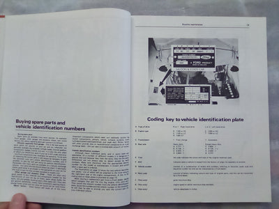 Haynes Ford Escort Workshop Manual 1968 to 1974 (1100 & 1300cc)