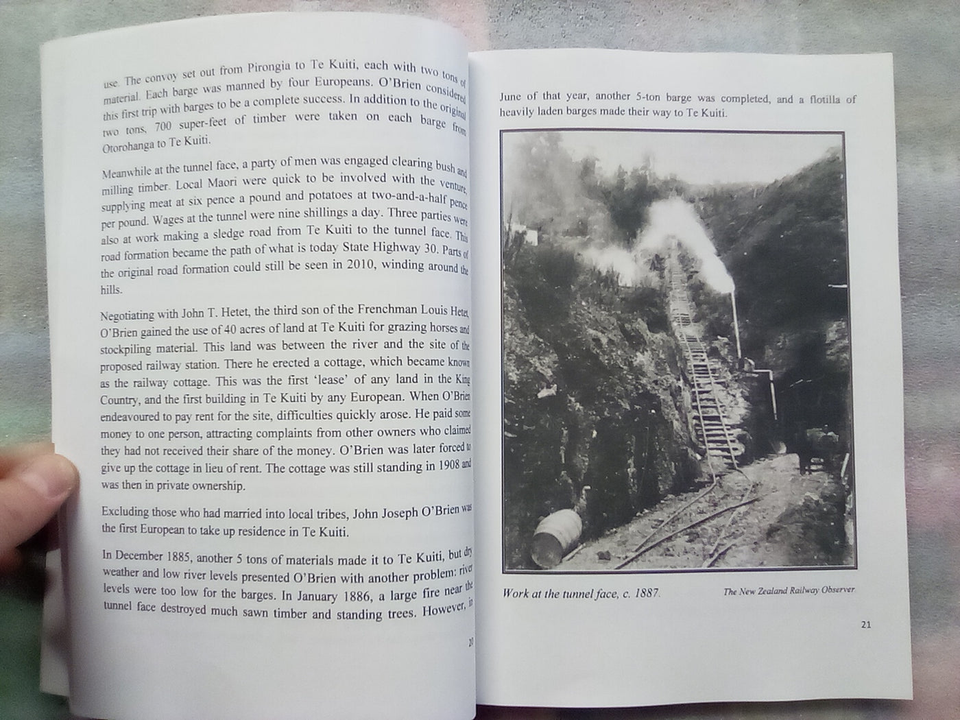 The Story of Te Kuiti by Russell Young (Signed Copy)