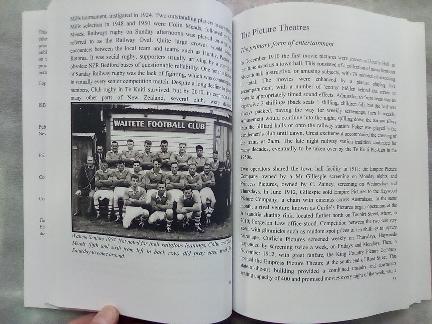 The Story of Te Kuiti by Russell Young (Signed Copy)