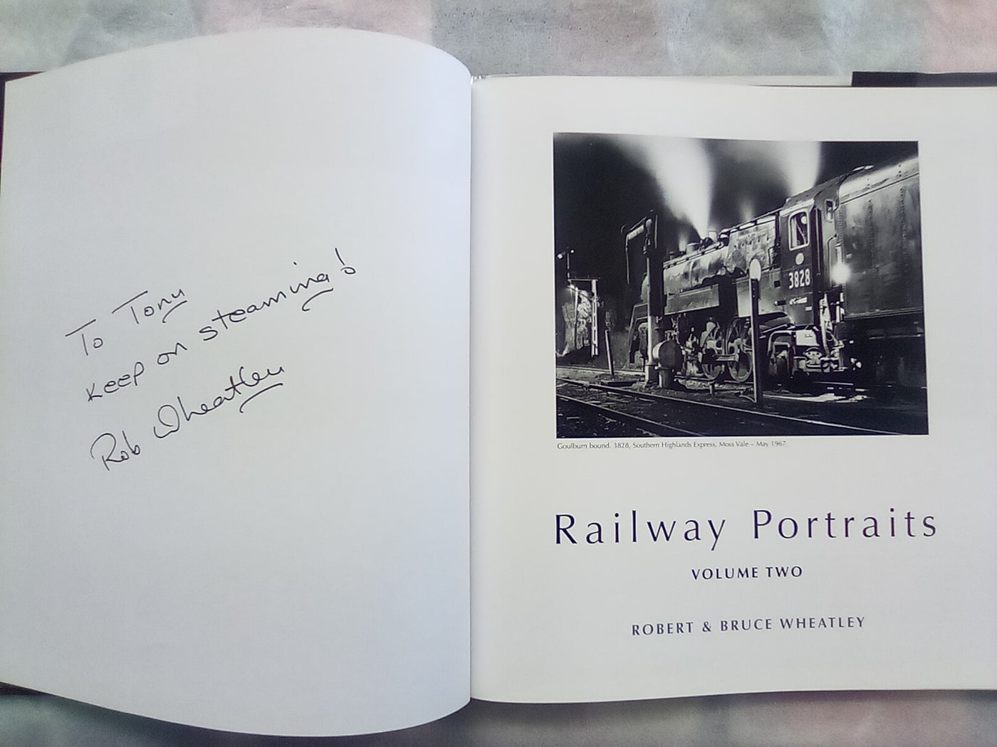 Railway Portraits - Volumes 1, 2, & 3 by Robert & Bruce Wheatley (Signed Copies)