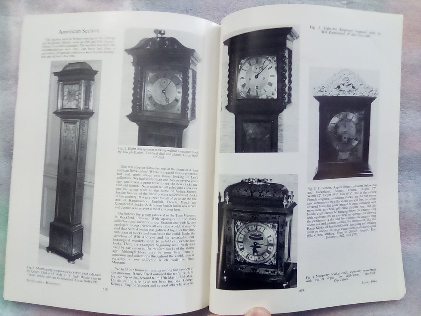 Antiquarian Horology Journal - 7 Issues from 1984-1985