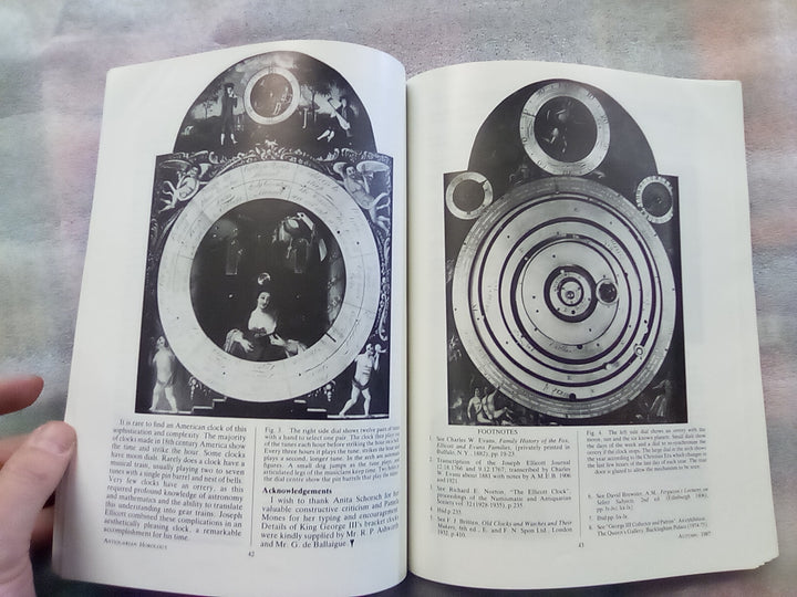 Antiquarian Horology Journal 6 Issues from 1986 1987 Atlantis Books
