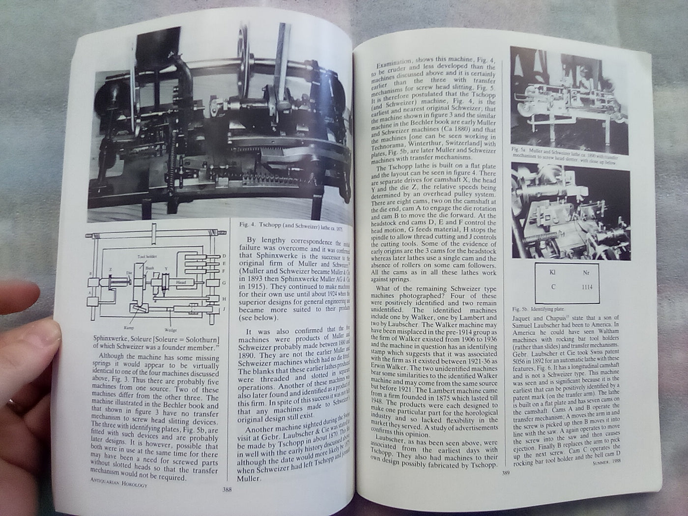 Antiquarian Horology Journal - 8 Issues from 1988-1989