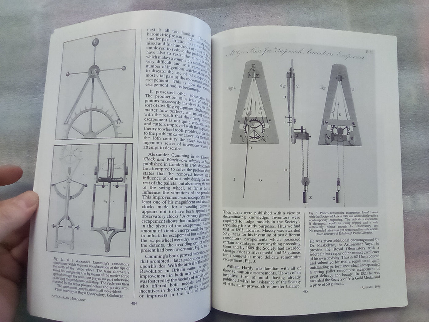 Antiquarian Horology Journal - 8 Issues from 1988-1989