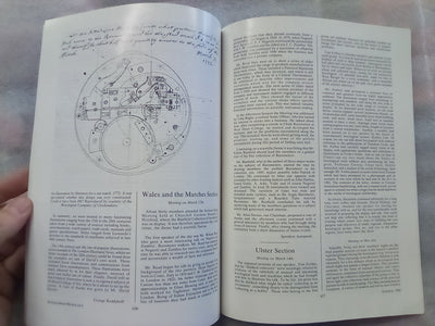 Antiquarian Horology Journal - 4 Issues from 1990 (x2), 2007, & 2011