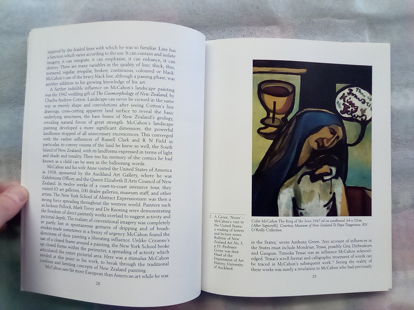 Colin McCahon - The Man and the Teacher by Agnes Wood (Signed by Author)