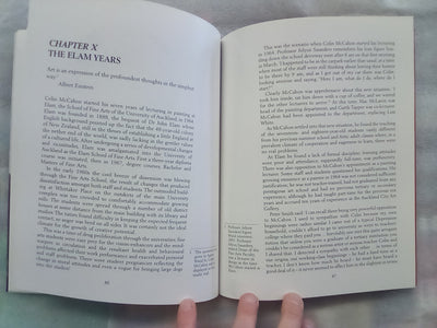 Colin McCahon - The Man and the Teacher by Agnes Wood (Signed by Author)