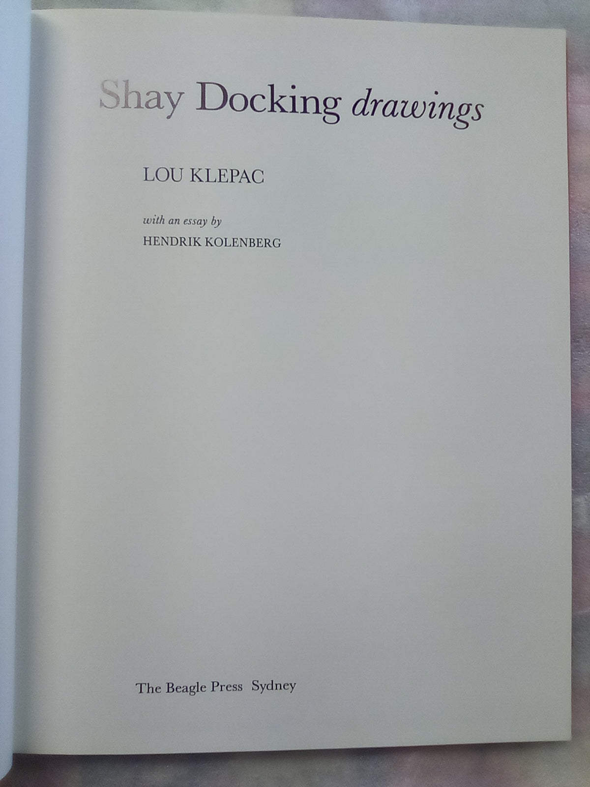 Shay Docking Drawings by Lou Klepac