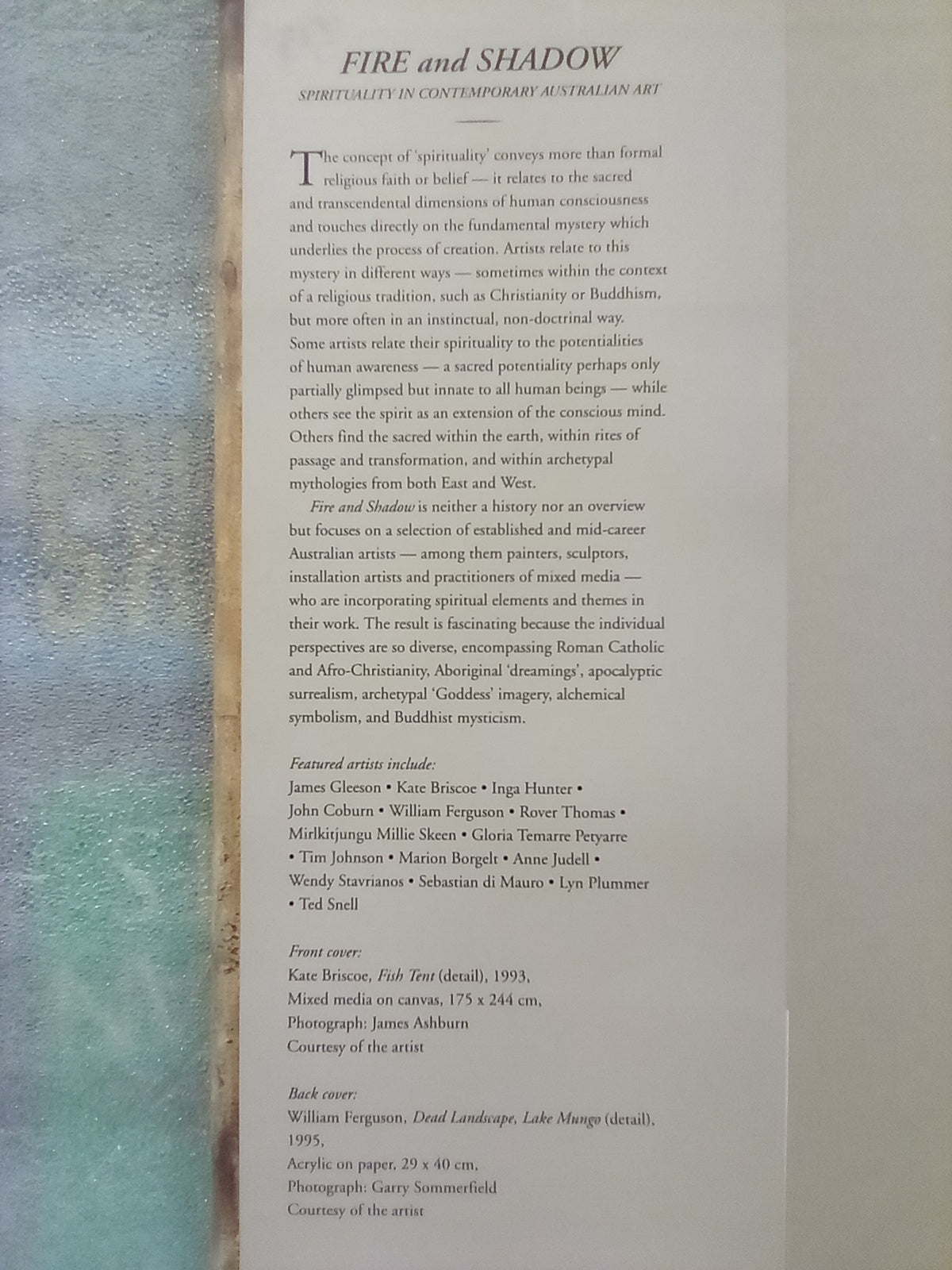Fire and Shadow - Spirituality in Contemporary Australian Art