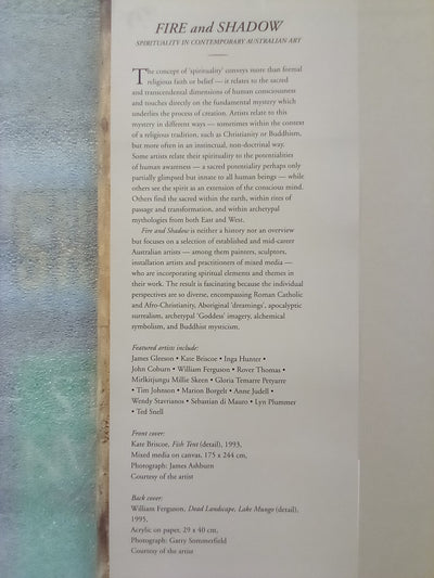 Fire and Shadow - Spirituality in Contemporary Australian Art