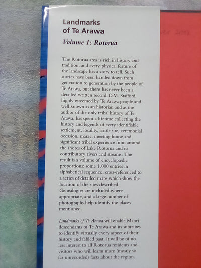 Landmarks of Te Arawa - Volume 1 Rotorua SIGNED COPY by Don Stafford