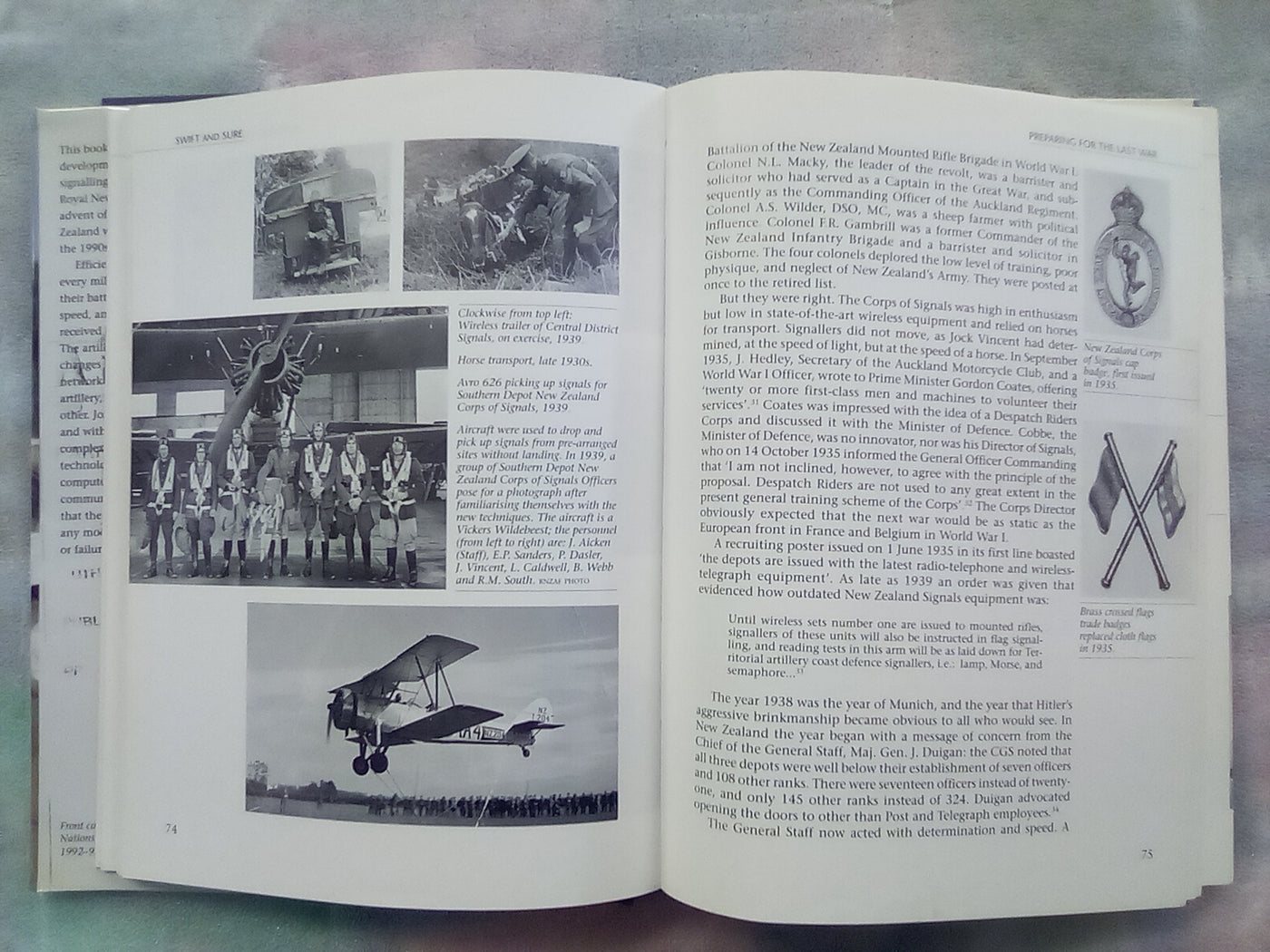 Swift and Sure - A History of Royal New Zealand Army Signalling Corps