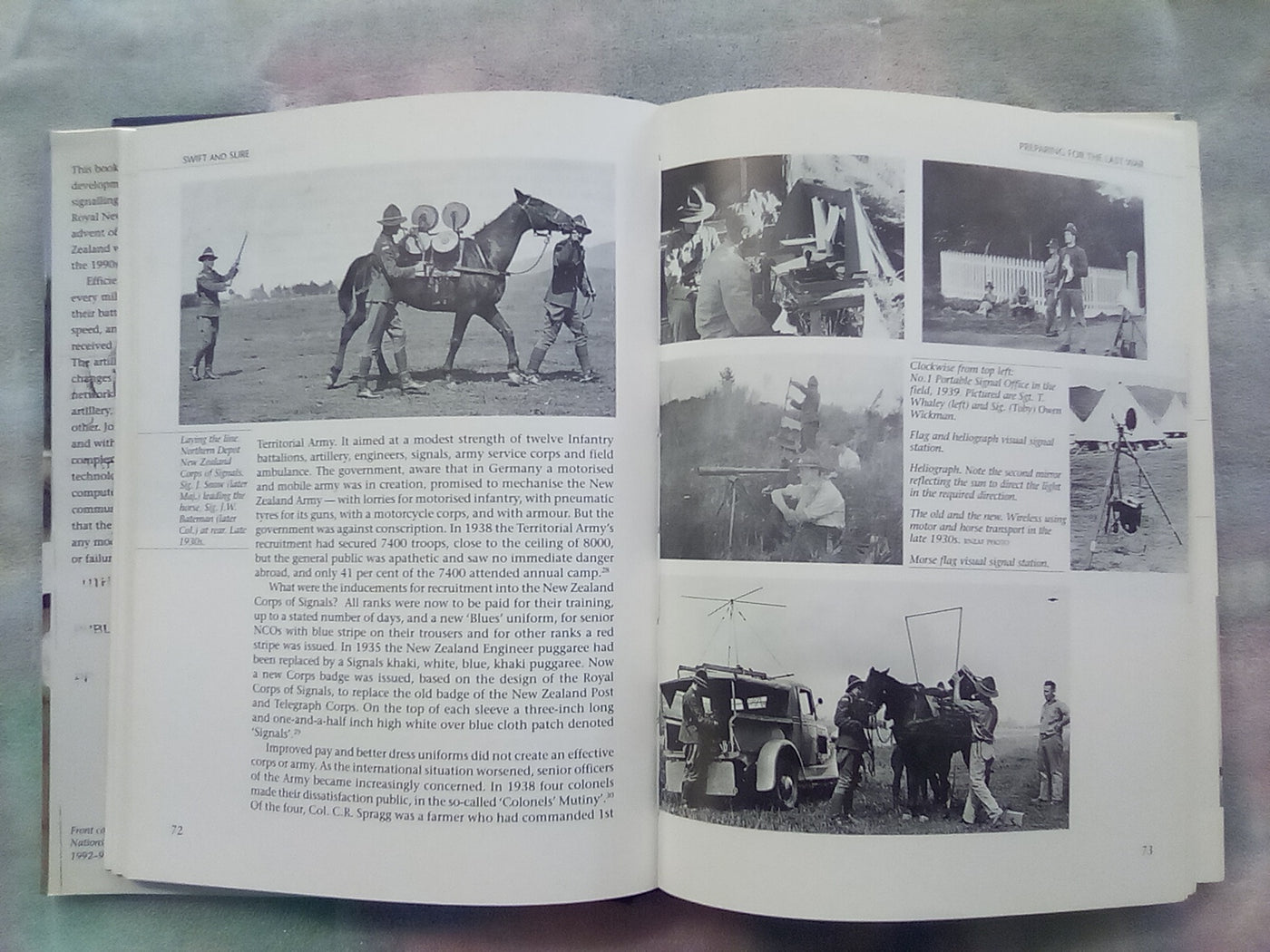 Swift and Sure - A History of Royal New Zealand Army Signalling Corps