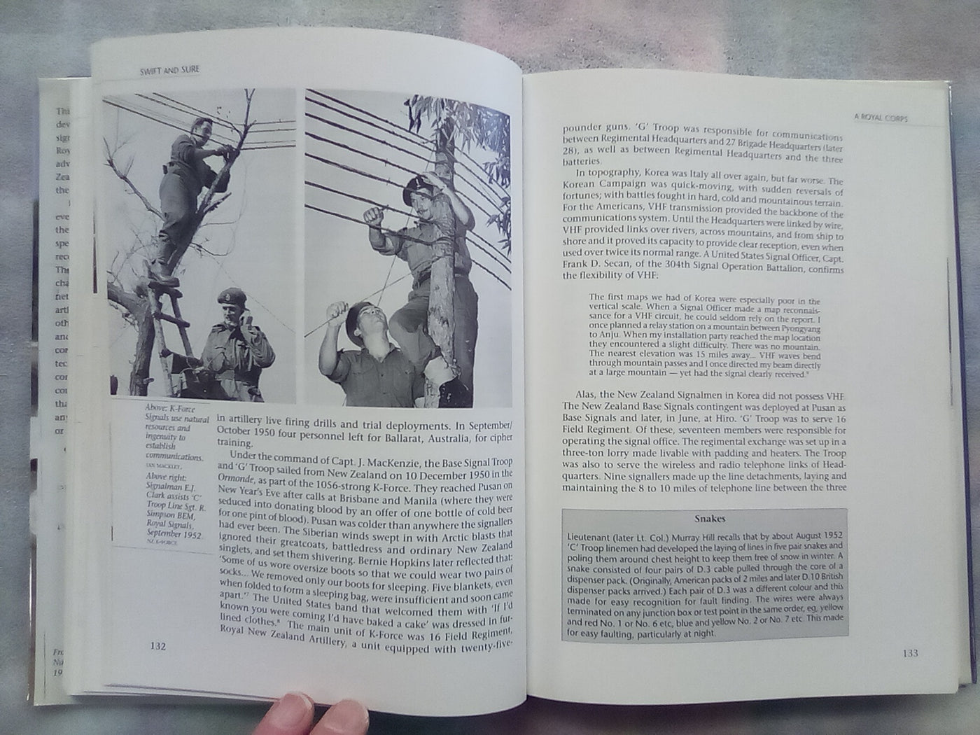 Swift and Sure - A History of Royal New Zealand Army Signalling Corps