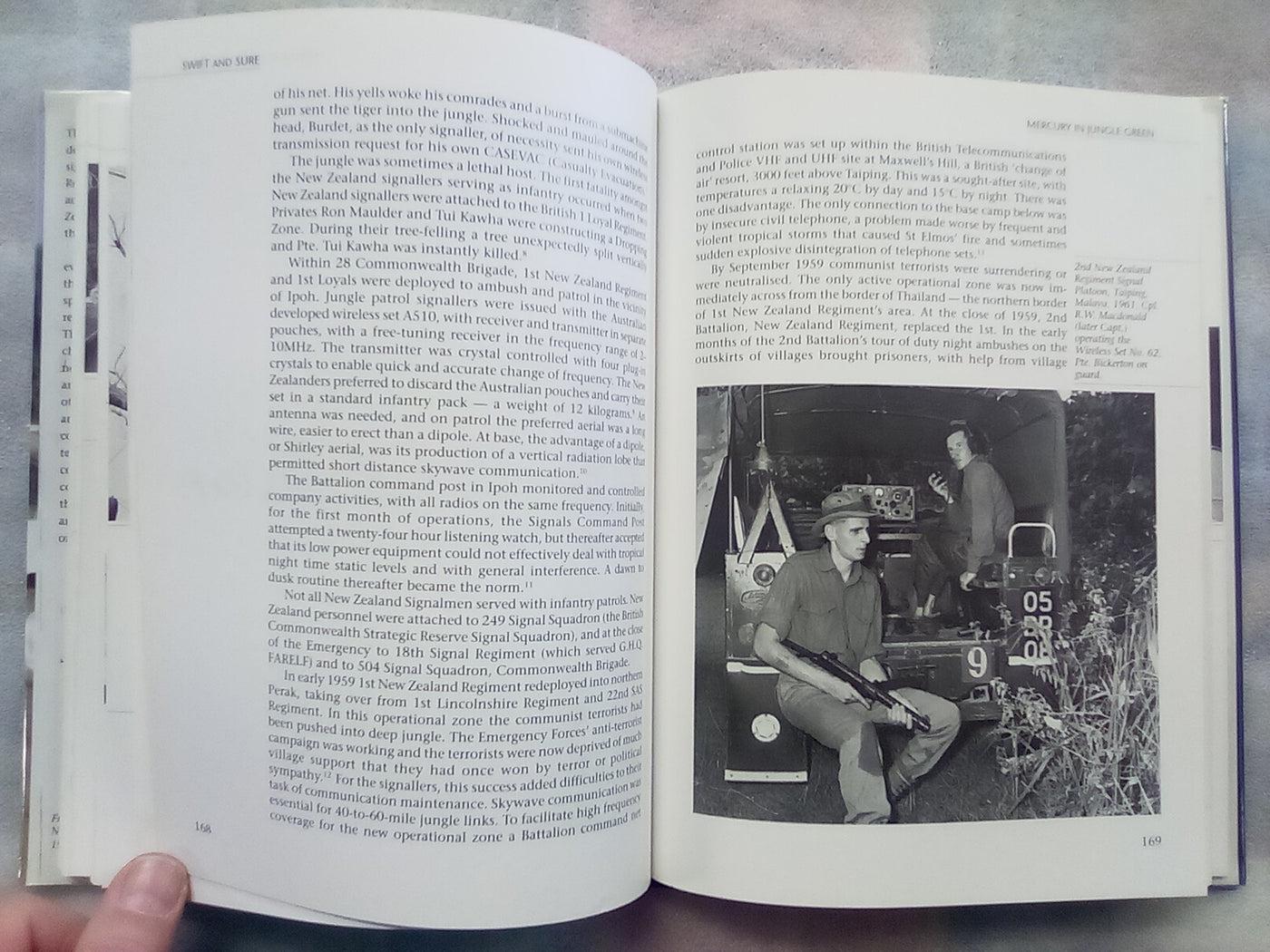 Swift and Sure - A History of Royal New Zealand Army Signalling Corps